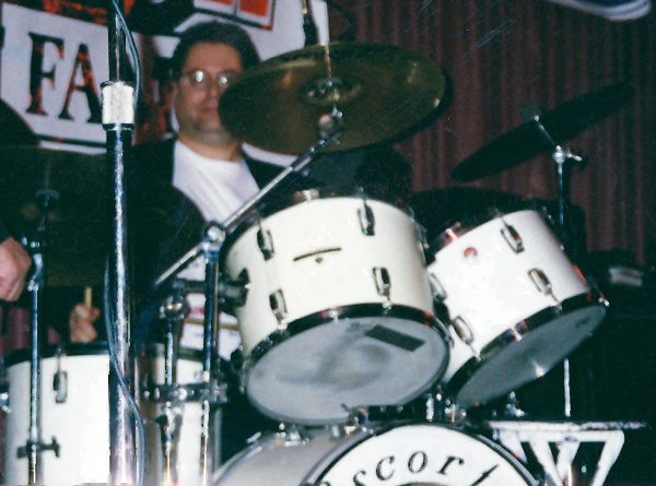 Rick on drums at Clear Lake, IA