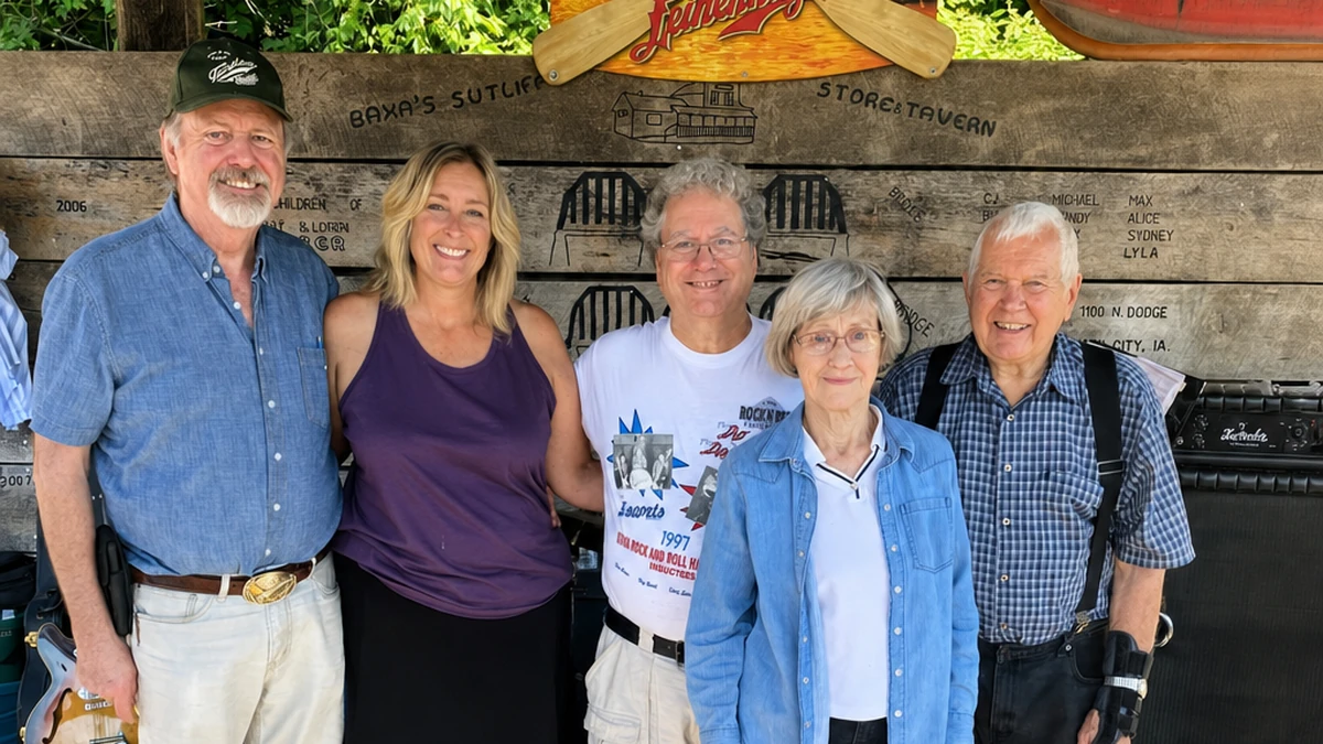 The Do's & Don'ts performing live at Sutliff, Iowa — Iowa's favorite 50s and 60s rock and roll band