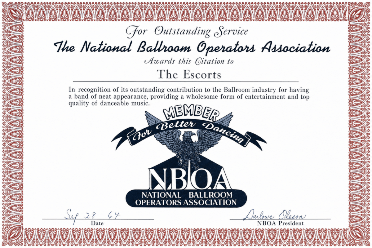 National Ballroom Operators Association Award
